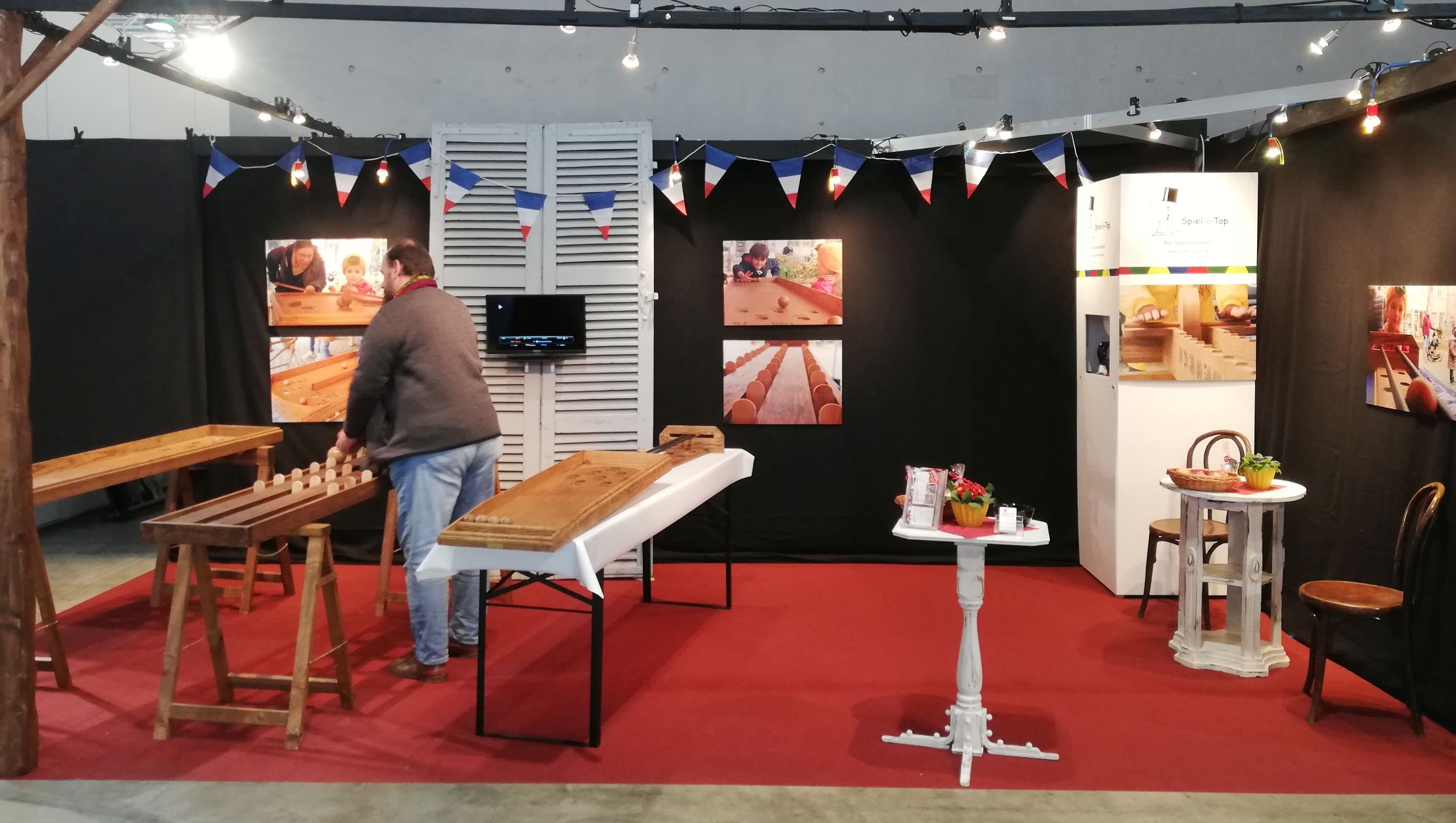 Der Messestand von Spiel-o-Top auf der IKF in Freiburg